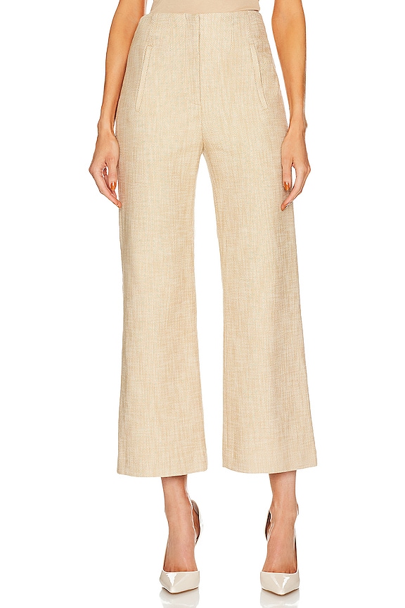 view 1 of 4 Dova Pant in Camel & Cream