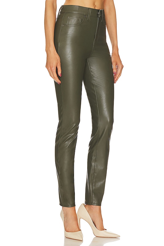 view 2 of 4 Debbie Faux Leather High Rise in Loden