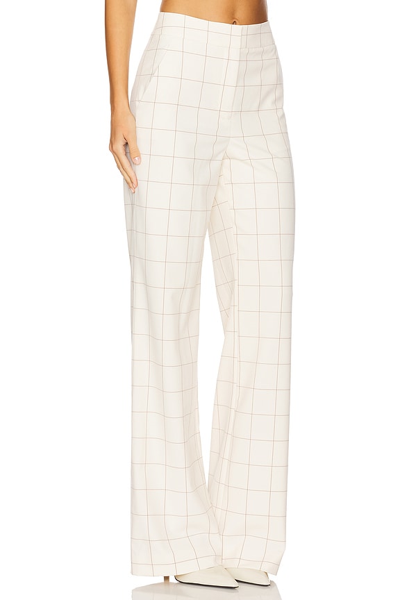view 2 of 6 PANTALON TONELLI in Ecru & Deep Ochre