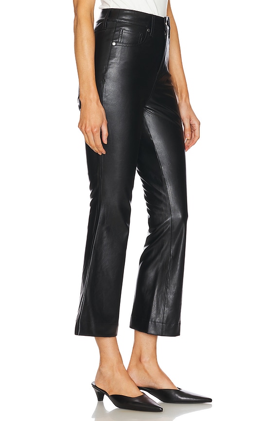 view 2 of 6 Carson High Rise Ankle Flare in Black