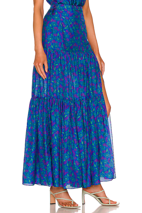 view 2 of 4 Serence Skirt in Cobalt Multi