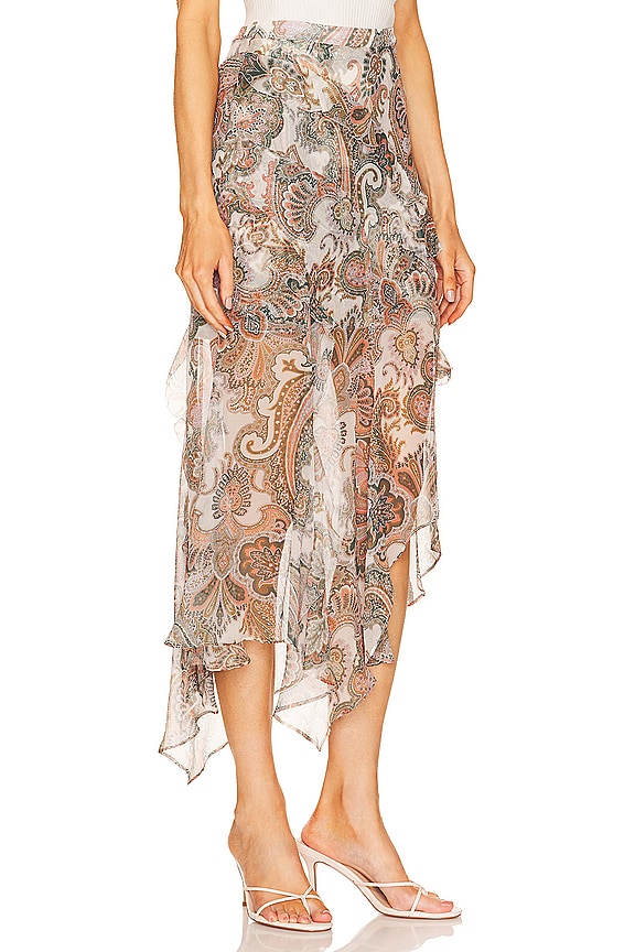 view 2 of 4 Eleonora Skirt in Barely Orchid Multi