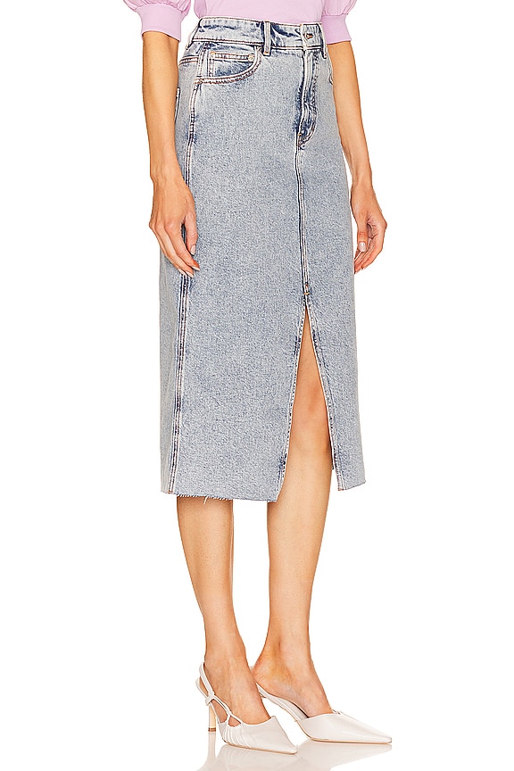 view 2 of 4 Victoria Long Midi Skirt in Silverwood Spark