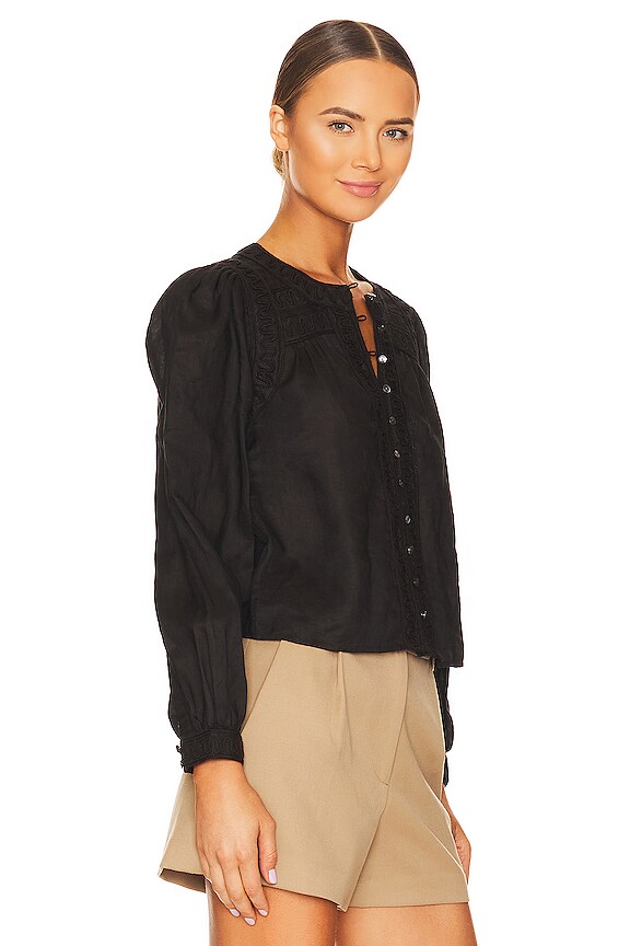 view 2 of 4 Mysie Top in Black