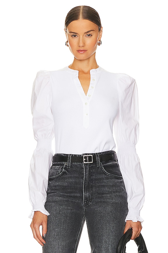 Veronica Beard Effy Top in White | REVOLVE