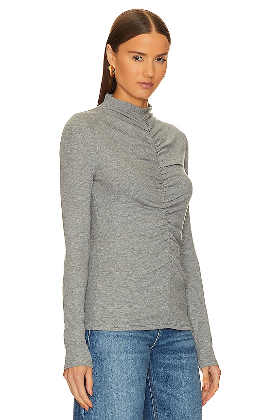 view 2 of 4 CUELLO VUELTO THERESA in Heather Grey