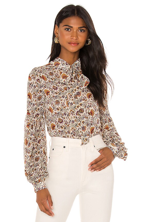 view 2 of 5 БЛУЗКА ARLENE in Bone Multi