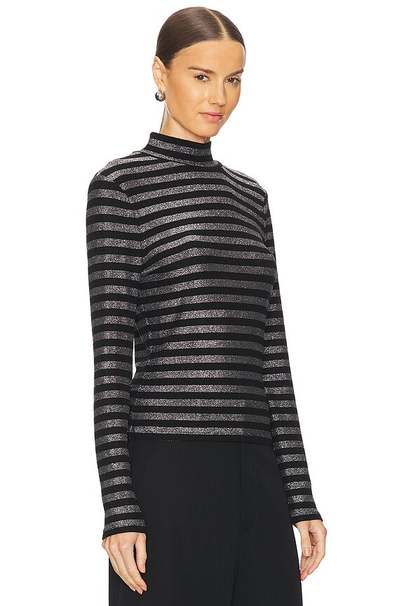 view 2 of 5 ТОП NATE in Silver & Black