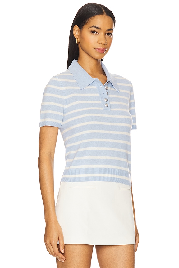 view 2 of 4 Brandt Polo in Bluebell & Ivory