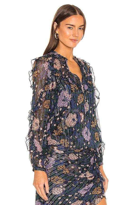 view 2 of 5 Abra Blouse in Black Multi