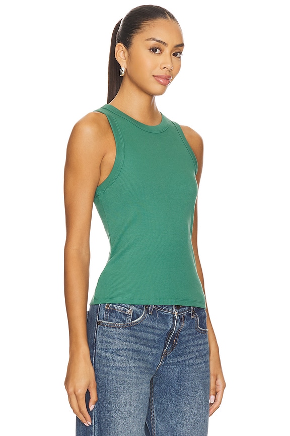 view 2 of 4 Jordyn Cropped Tank Top in Clover