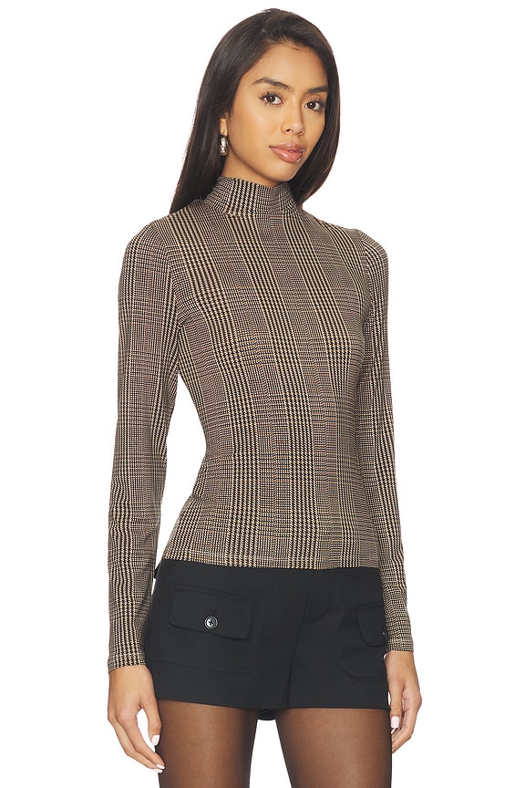 view 2 of 5 TOP MANGA LARGA NATE in Dark Acorn Multi