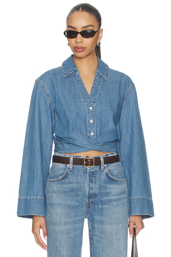 view 1 of 4 CAMISA TIMOTHY in Ripple Haze