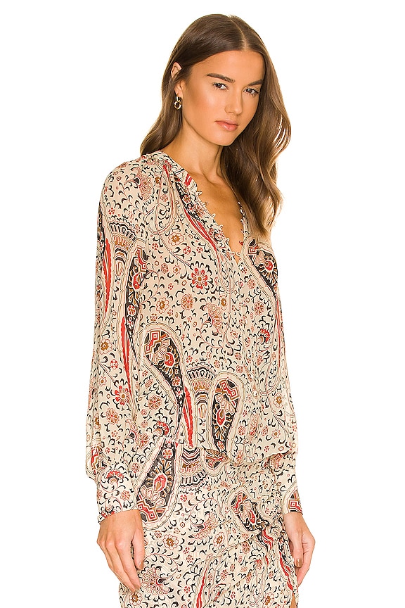 view 2 of 4 Marion Top in Oat Multi