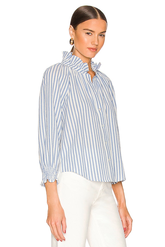 view 2 of 4 Calisto Shirt in Blue & White