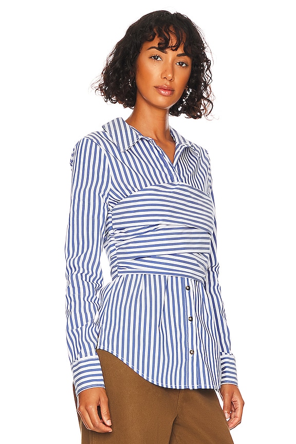 view 2 of 4 Baylor Shirt in Moonlight & White