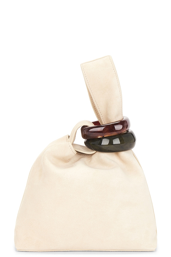 view 2 of 4 Suede Swing Bag in Stone Khaki