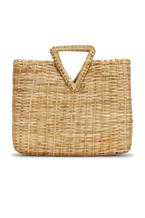 view 1 of 4 SAC FOURRE-TOUT BAMBOO VESPER in Natural Wicker
