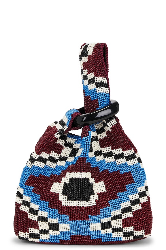 view 1 of 4 Beaded Swing Bag in Wine
