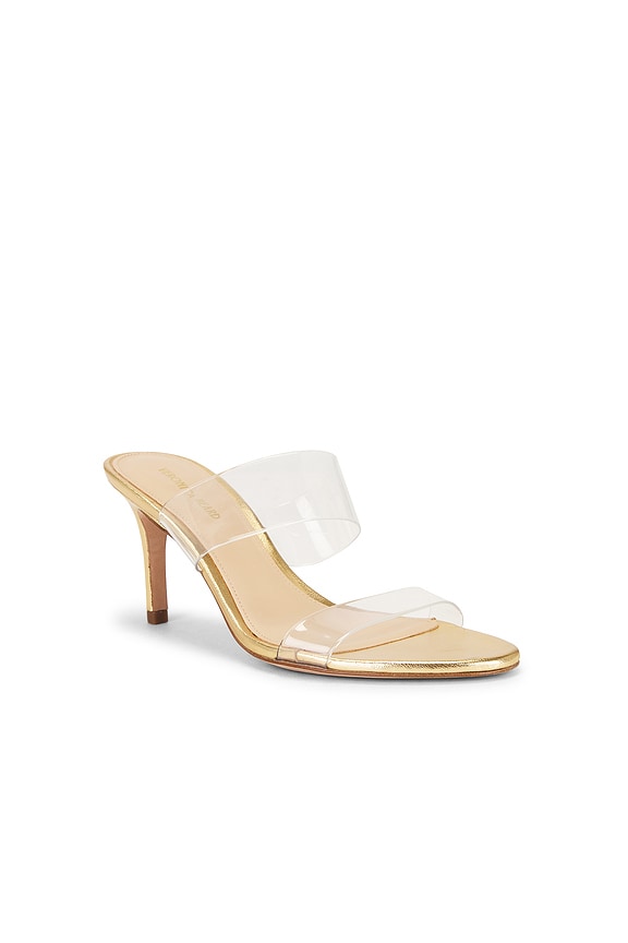 view 2 of 5 Asha 75 Sandal in Clear & Pale Gold