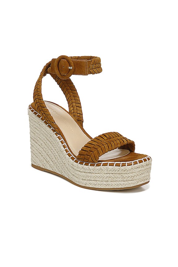 view 2 of 3 Rilla Wedge Sandal in Cuoio