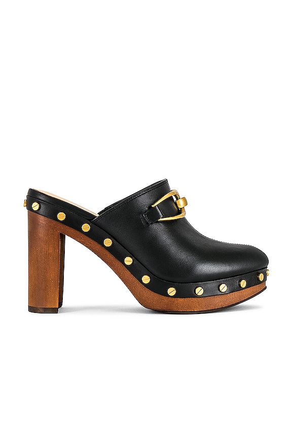 Veronica Beard Giles Clog in Black | REVOLVE