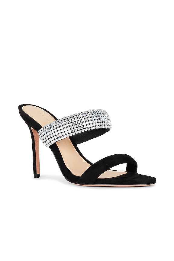 view 2 of 5 Alvari Sandal in Black & Crystal