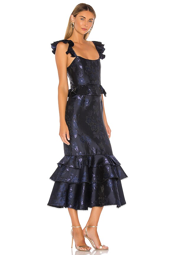 view 2 of 3 Violet Dress in Navy