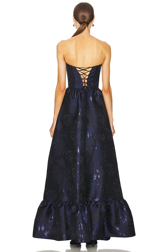 Charlotte Dress Square Navy