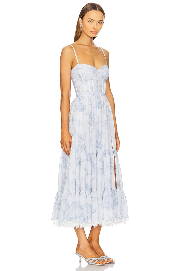 view 2 of 3 ROBE DE SOIRÉE LARA in Blue Tapestry Rose