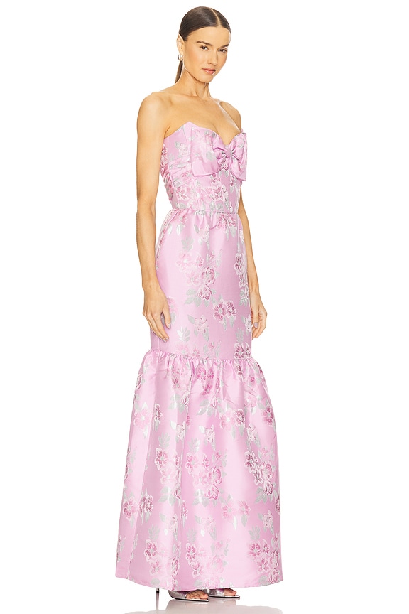 view 2 of 3 ROBE BETH in Orchid Baroque Floral