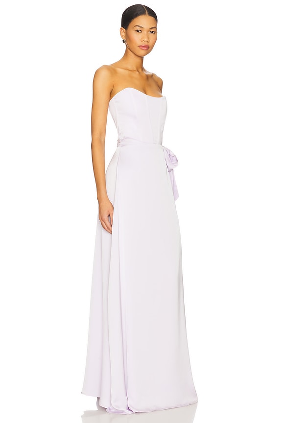 view 2 of 5 VESTIDO CECILIA in Lavender Fog