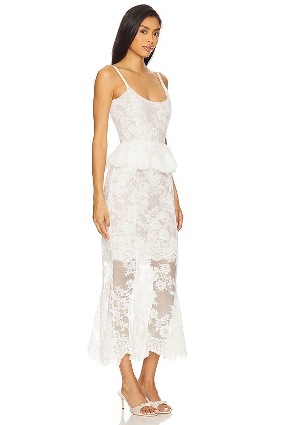 view 2 of 4 Vinetta Set in White Chantilly Lace