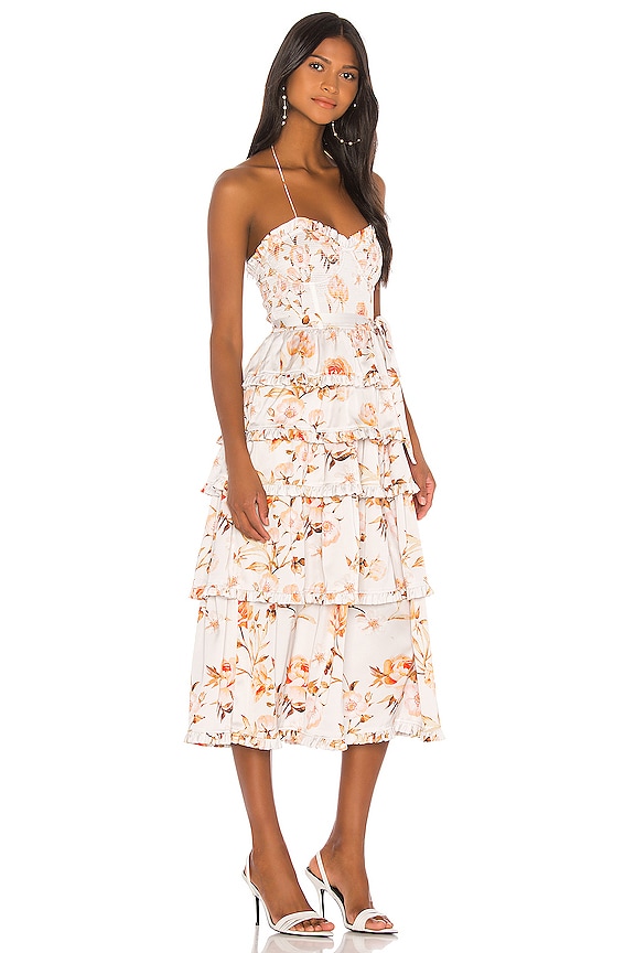 view 2 of 3 Daphne Dress in Savannah Rose Sunset