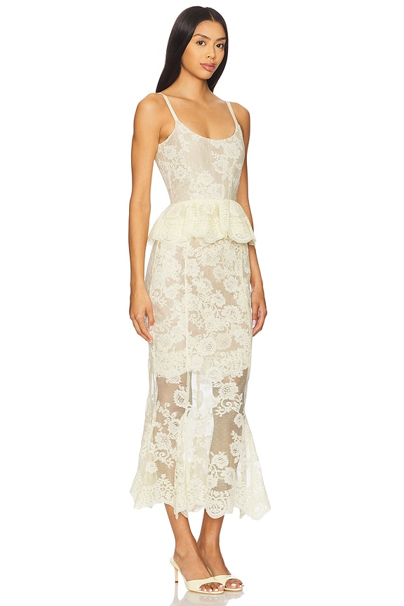 view 2 of 3 LOT VINETTA in Transparent Yellow Lace