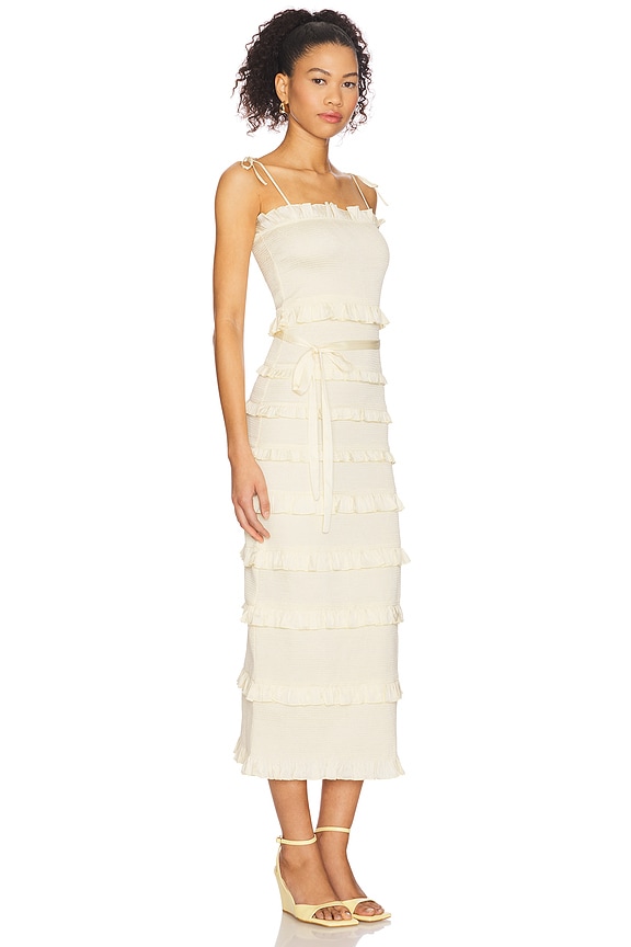 view 2 of 3 Lily Dress in Transparent Yellow