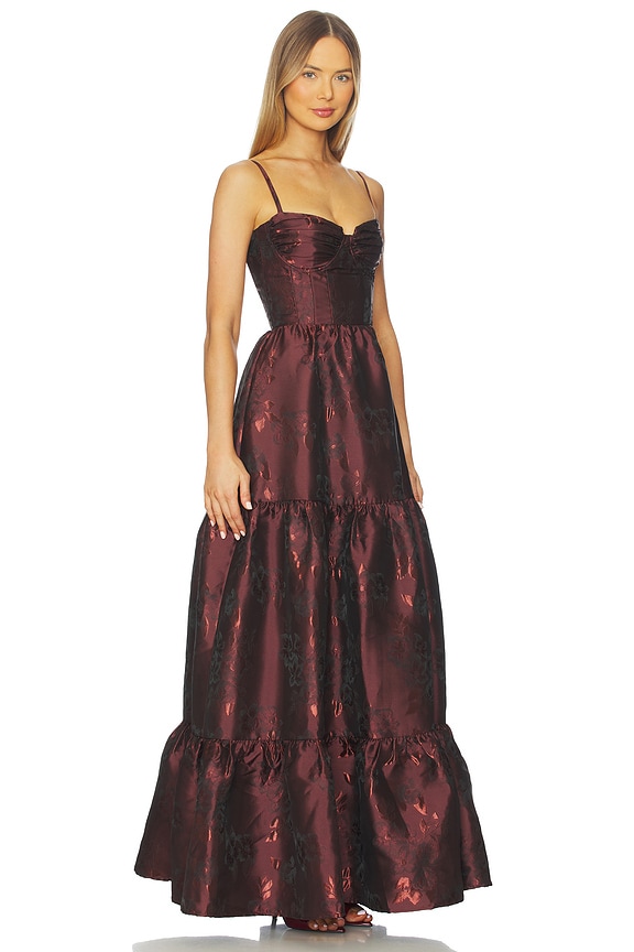 view 2 of 4 Lucetta Gown in Andorra Barooue Floral