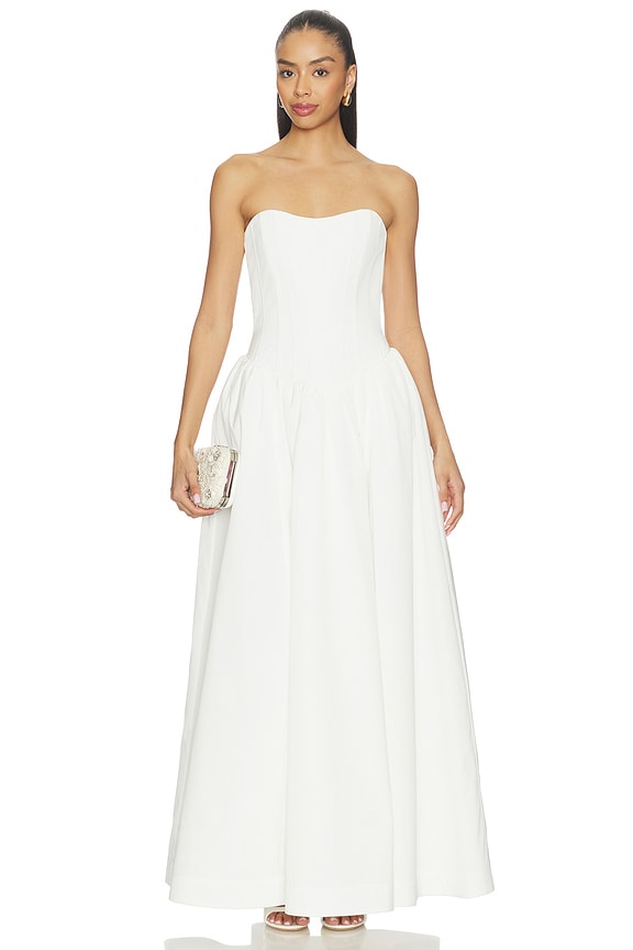 view 2 of 4 Clara Dress in White