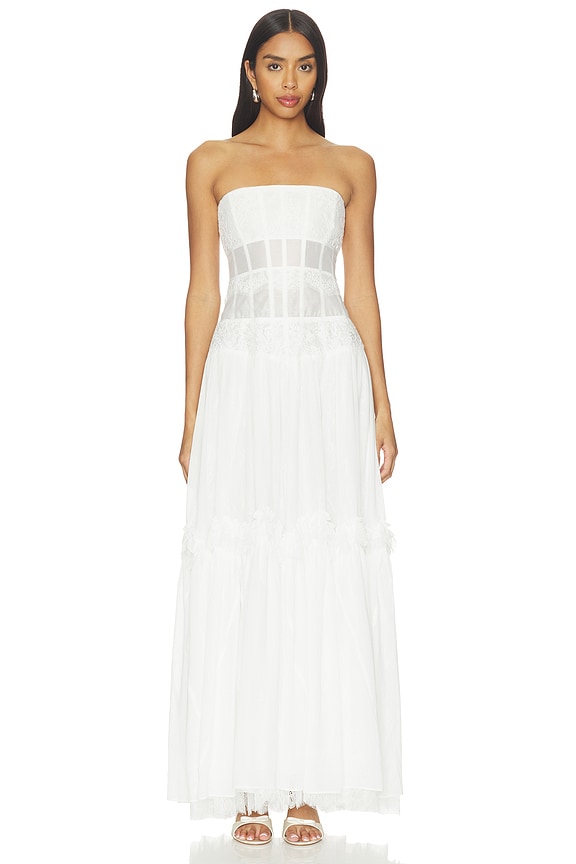 view 1 of 3 Sloane Maxi Dress in White