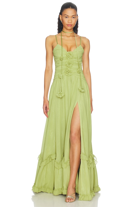 view 1 of 4 ROBE PERSEPHONE in Fern