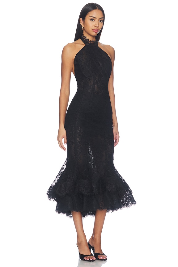 view 2 of 3 Freya Dress in Black Lace