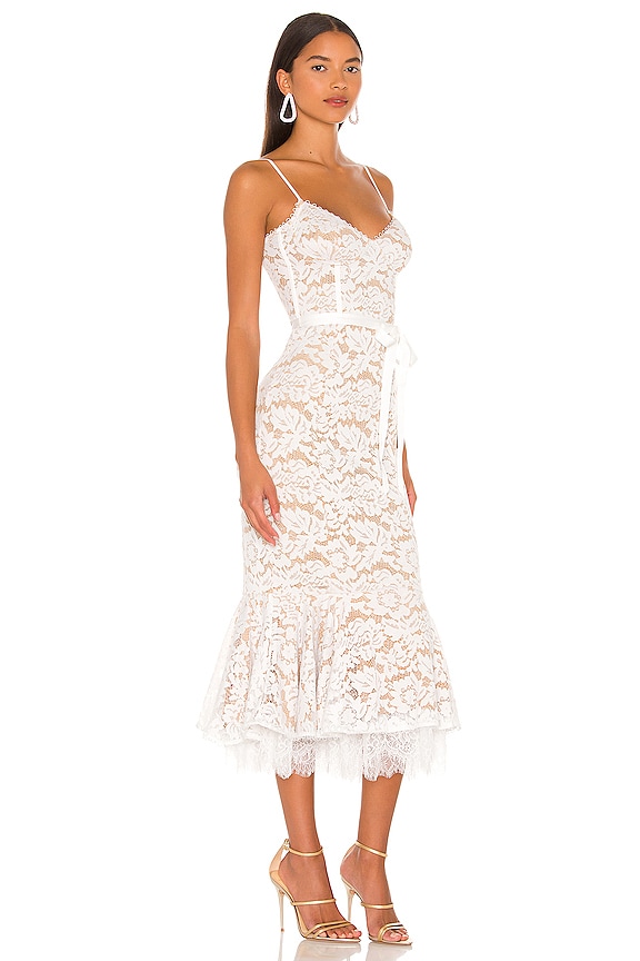 view 2 of 3 Naomi Dress in White