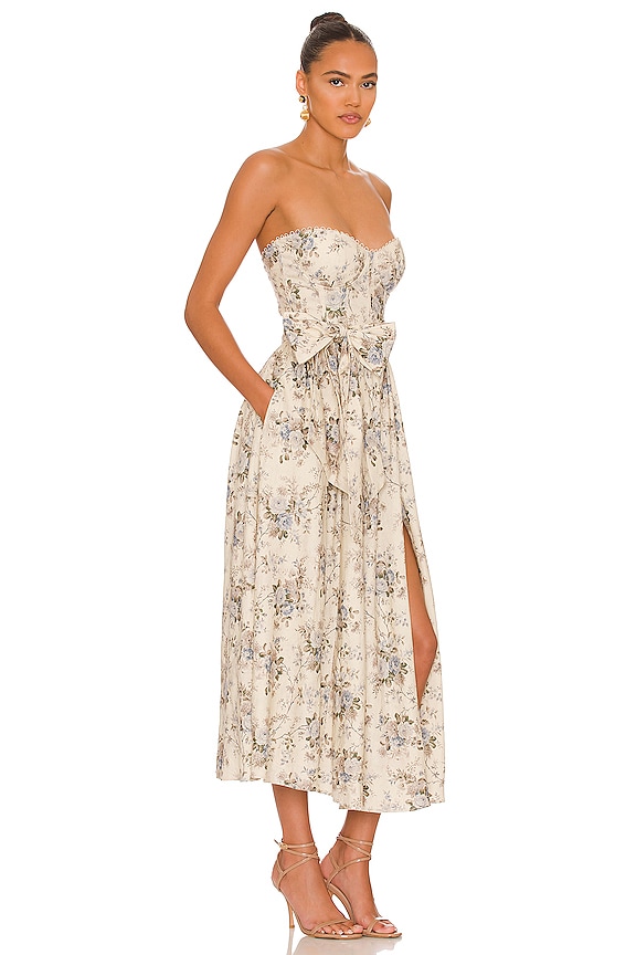 view 2 of 3 Valentina Dress in Blue Bouquet