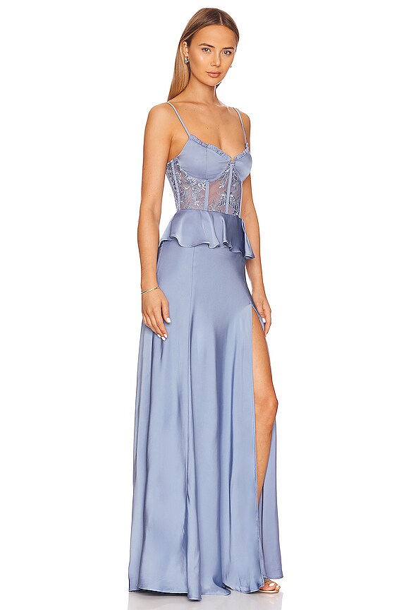 view 2 of 3 VESTIDO LARGO DIANTHUS in Infinity