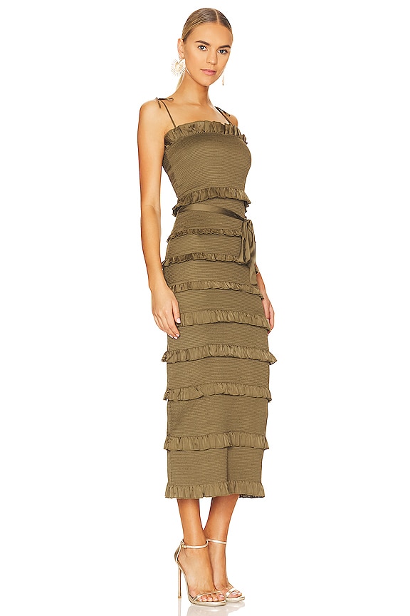 view 2 of 3 Lily Dress in Olive