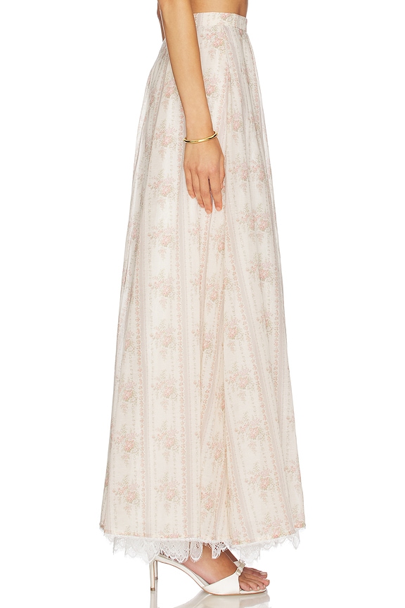 view 2 of 6 Enzo Maxi Skirt in Vintage Victorian Stripe