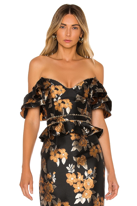 view 1 of 4 Viennese Blouse in Baroque Sunset