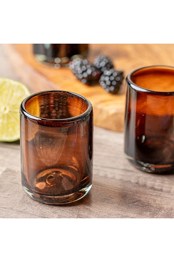 Set Of 4 Tamarind Shot Glasses