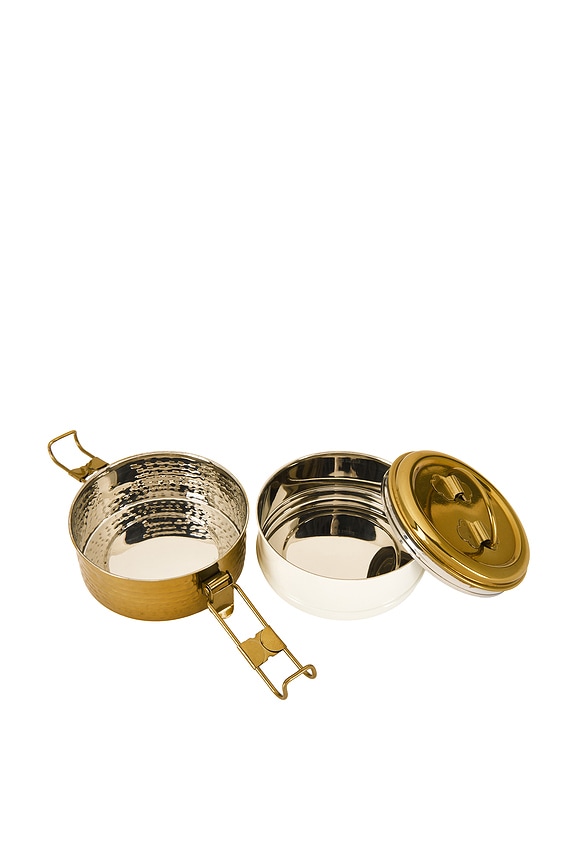 view 2 of 6 СУМКА ДЛЯ ЛАНЧА TIFFIN 3 LAYER LUNCH BOX in Copper