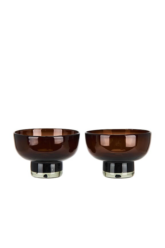 view 2 of 6 JUEGO DE 2 COPAS PARA MARGARITA DE TAMARINDO SET OF 2 TAMARIND MARGARITA GLASS in Brown